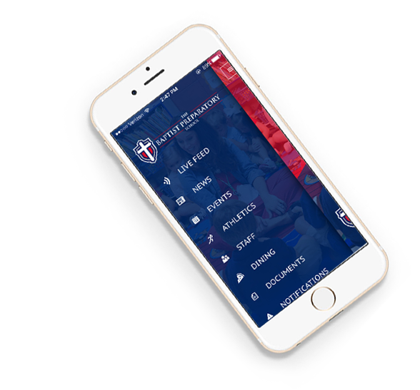 Baptist Preparatory school mobile app.